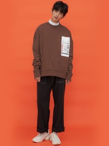 DIM. E CRES. HISTORY PATCH SWEAT-SHIRTS_BROWN